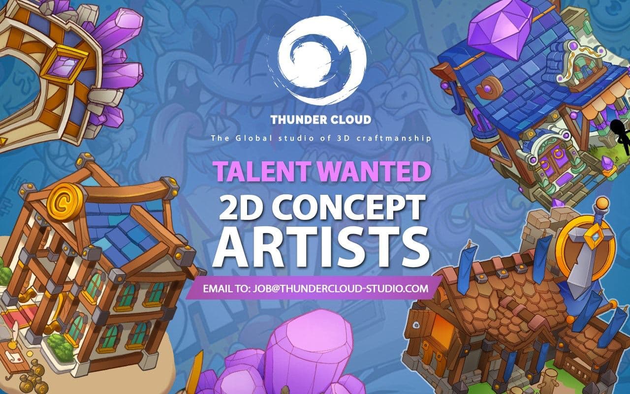 Công ty Thunder Cloud Studio tuyển dụng 2D Concept Artist tại Hà Nội